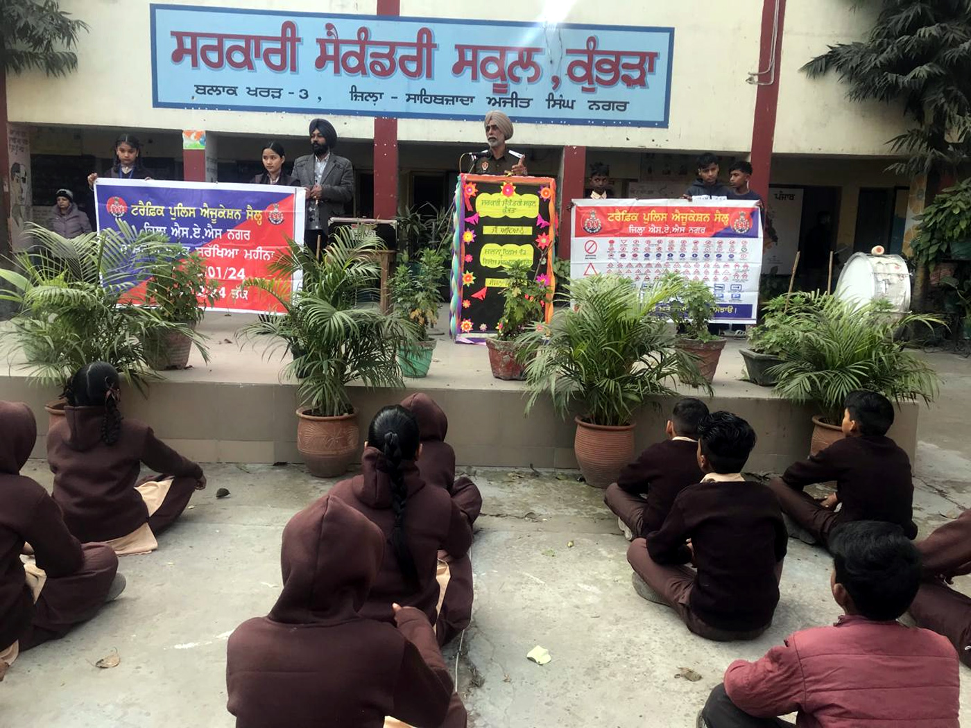 Organized traffic awareness seminar and motorcycle rally